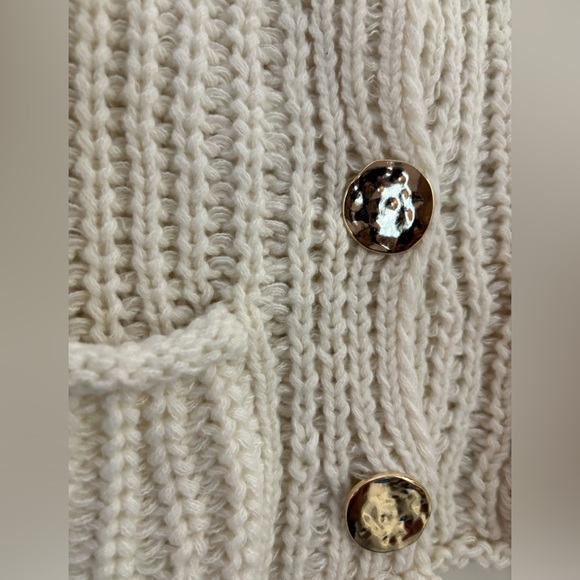 New Chunky Knit Cardigan Sweaters Long Sleeve Open Front Button Kitted Fall - Picture 14 of 16